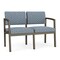 Lesro Lenox 2 Seat Tandem Seating W/ No Center Arm, 43.5 in W 24.5 in L 32 in H LS2101 - alternate 1